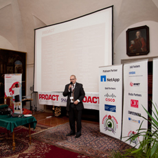 Propagační materiály na konferenci firmy Proact